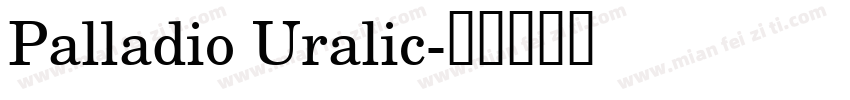 Palladio Uralic字体转换
